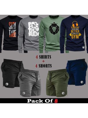 8 Pieces - GKF Deal (4 Full Sleeves + 4 Shorts)