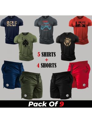8 Pieces - TMBR Deal (5 T-Shirts + 4 Shorts)