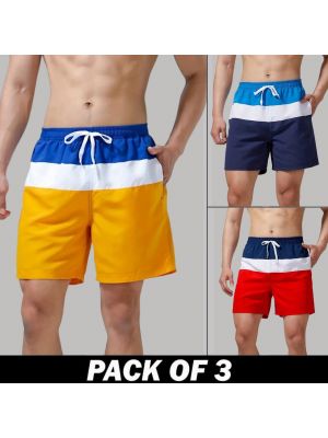 3 Pieces - Beach Men Shorts