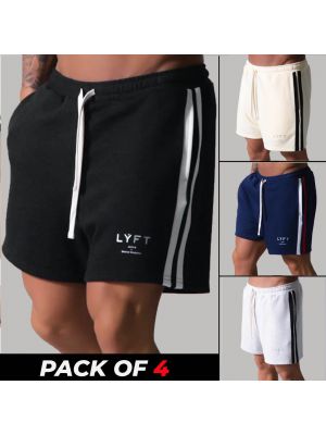 4 Pieces - LYFT Men Shorts