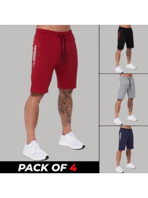 4 Pieces - Long Style Shorts