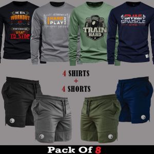 8 Pieces - DDF Deal (4 Full Sleeves + 4 Shorts)