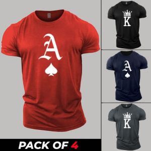 4 Pieces - AKAK Men Shirts