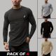 4 Pieces - Long Sleeves Shirts
