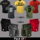 9 Pieces - ASJCT Deal (5 T-Shirts + 4 Shorts)