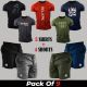 9 Pieces - LAKBK Deal (5 Shirts + 4 Shorts)